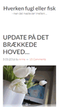 Mobile Screenshot of hverkenfuglellerfisk.dk
